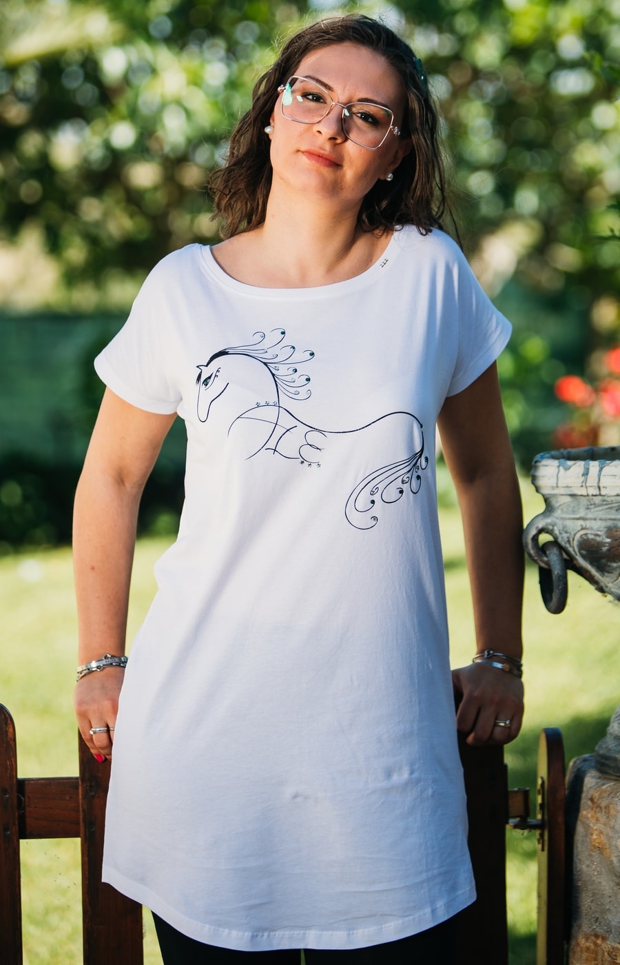 Maglietta personalizzata cavallo