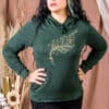 green sweatshirt shine