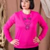 magenta kokeshi amati crewneck sweatshirt