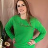 green sweatshirt love yourself