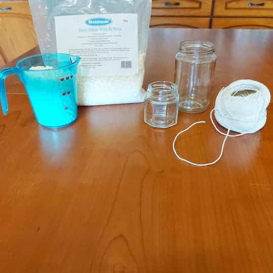 ingredienti per candele fai da te