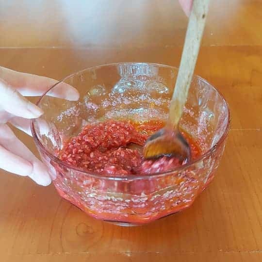 preparazione scrub al melograno fai da te