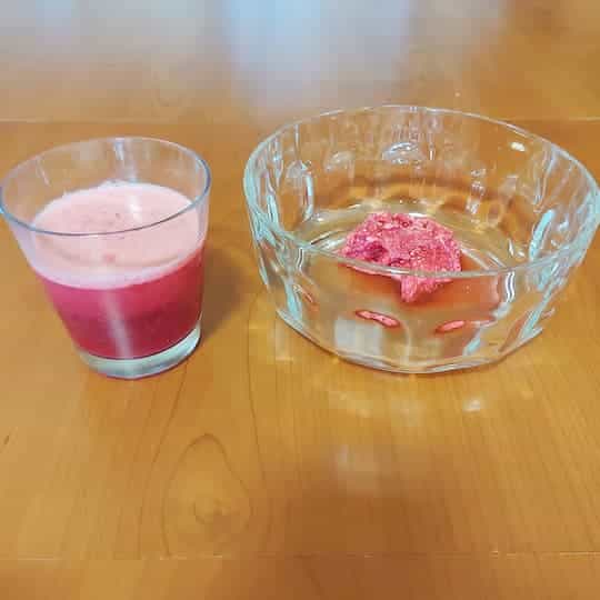 succo e polpa di melograno